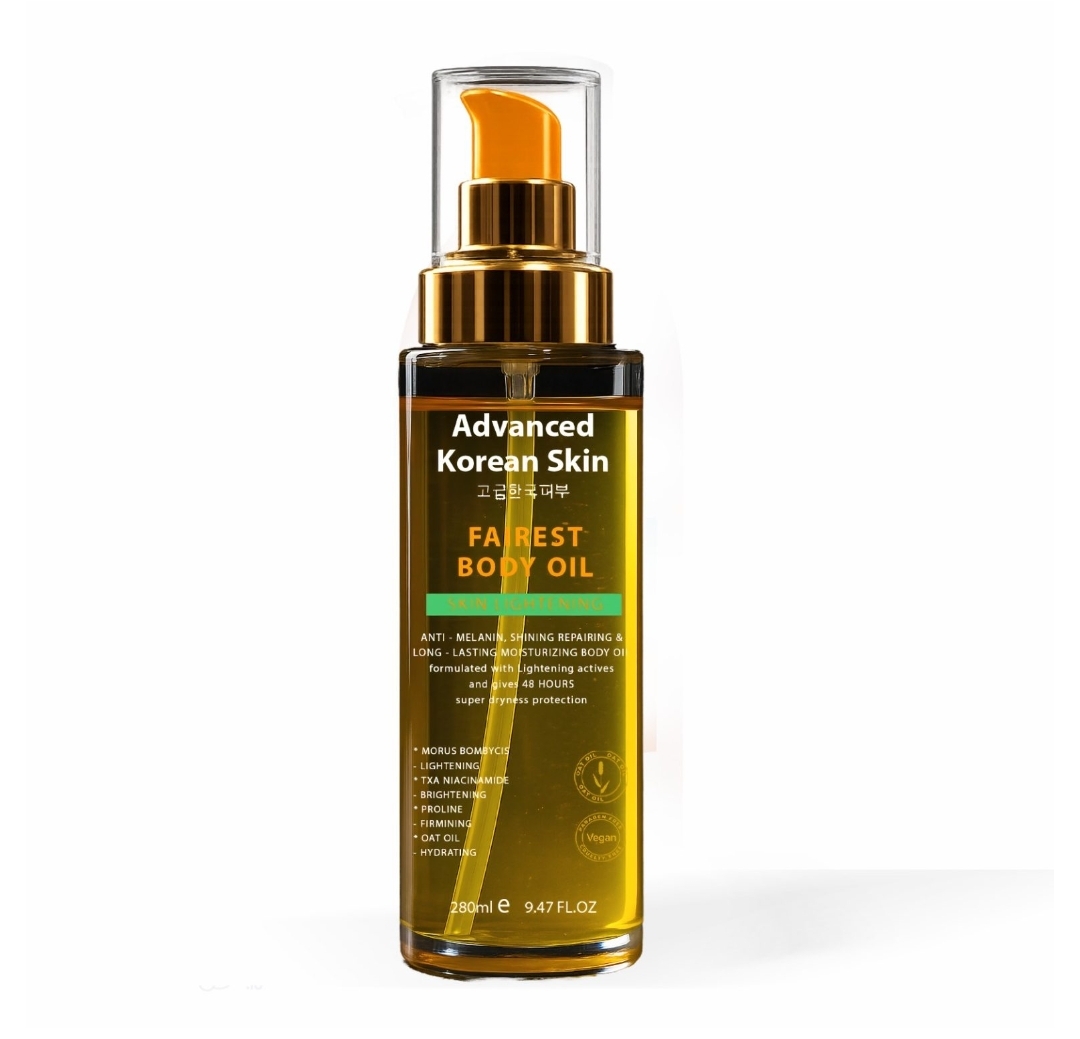 Advanced korean skin; Fairest Body Oil