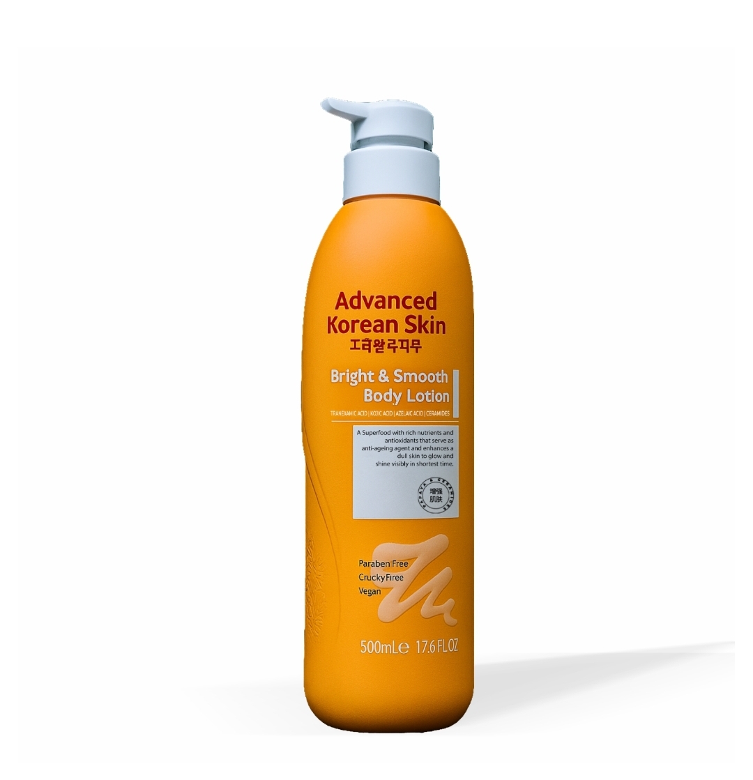 Advanced korean skin; Bright & Smooth Body Lotion